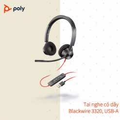 Tai nghe có dây Poly Plantronics Blackwire 3320 USB Type A/C