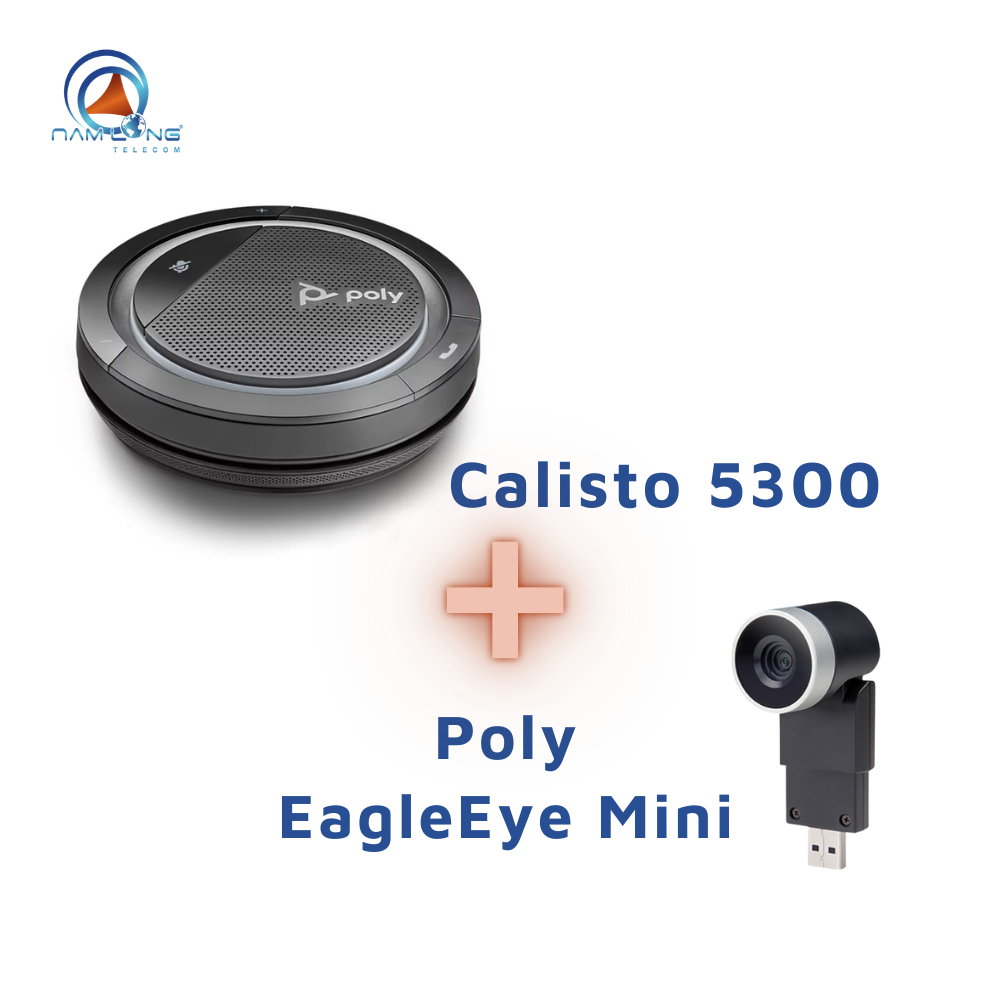 Combo Poly Calisto 5300 và Poly EagleEye Mini