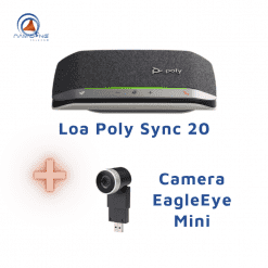 Poly EagleEye Mini Camera và Loa hội nghị Poly Sync 20