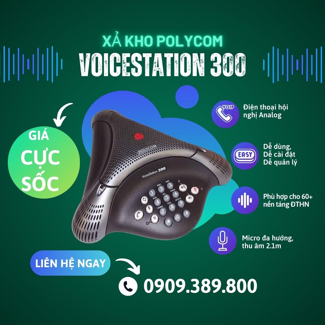 Xả kho - Thanh lý Polycom VoiceStation 300