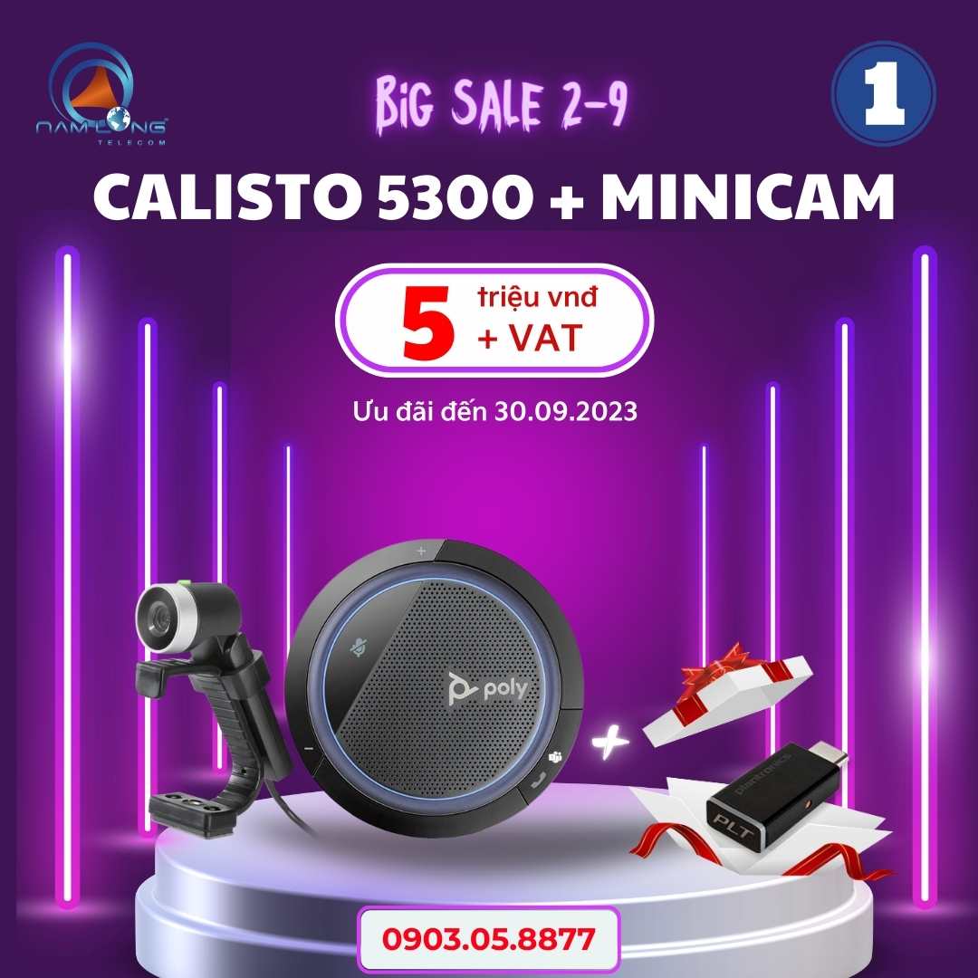 Combo 1: Calisto 5300 + MiniCam