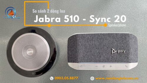 So sánh speakerphone Jabra Speak 510 và Poly Sync 20