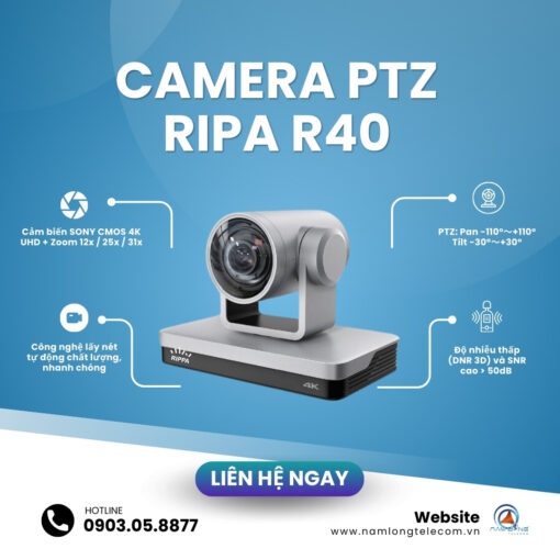 Camera hội nghị trực tuyến Ripa R40