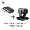 Bộ thiết bị họp Hikvision DS-VH22 và loa Poly Sync 20