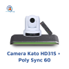 Combo họp trực tuyến Camera KATO HD31S + Poly Sync 60