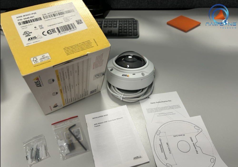 Camera mạng Axis M3037 - PVE giám sát toàn cảnh với nhiều góc độ