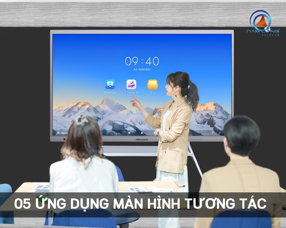 Điểm qua 5 ứng dụng màn hình tương tác trong thực tế