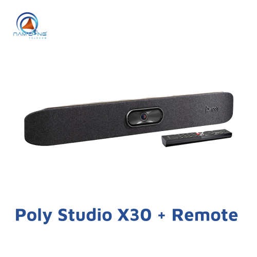 Poly Studio X30 with remote