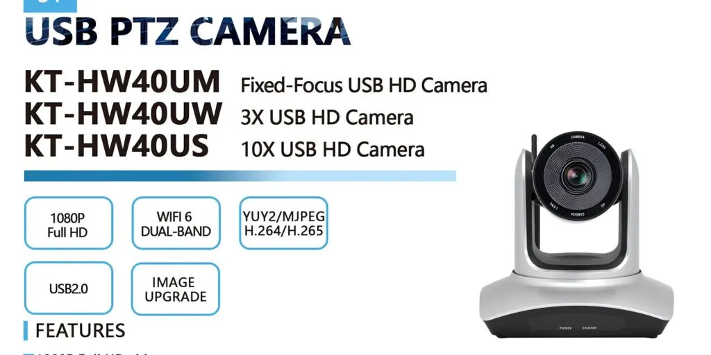 Những điểm nổi bật trên camera KT-HW40UM, KT-HW40UW, KT-HW40US