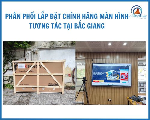 Phân Phối Lắp đặt Chính Hãng Màn Hình Tương Tác Tại Bắc Giang