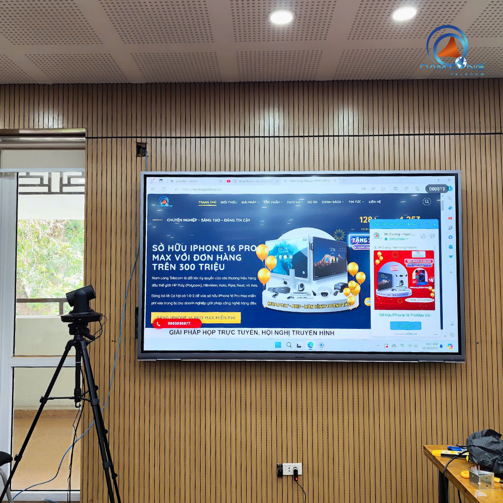 Dự án lắp đặt thiết bị hội họp tại Hội Kiến Trúc Hà Nội