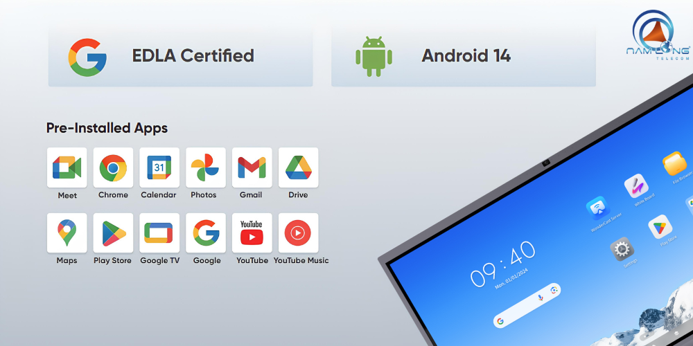 DS-D5C65RB/B2L chạy Android thuần mượt mà
