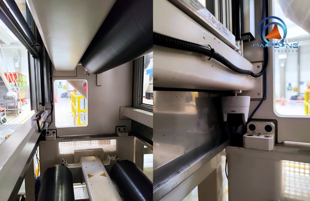 Hình ảnh triển khai lắp đặt camera Axis tại Tetra Pak