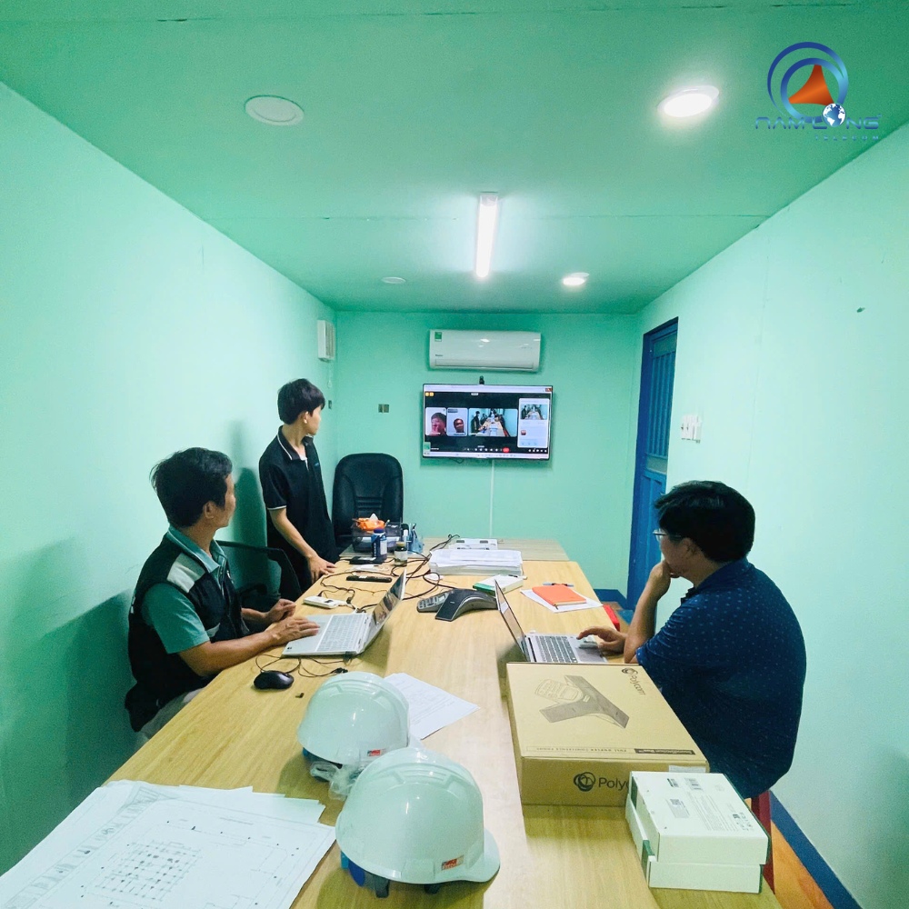 Lắp đặt bộ thiết bị họp trực tuyến tại VINA-CONEX