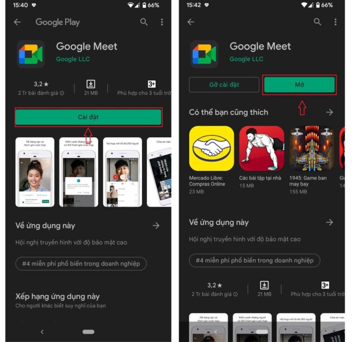 Cách tải Google Meet trên Adroid