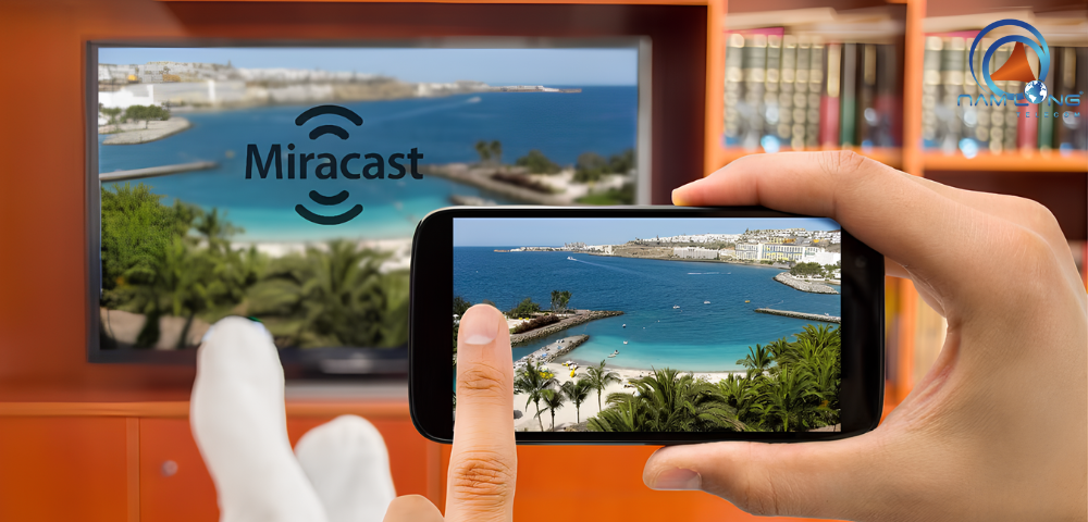 Chiếu bằng Miracast hoặc Wi-Fi Direct
