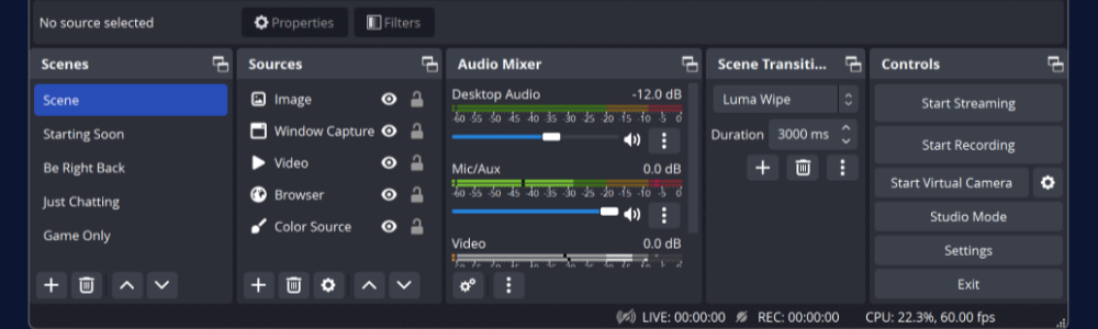 Setup Bitrate khi sử dụng OBS Studio để Livestream