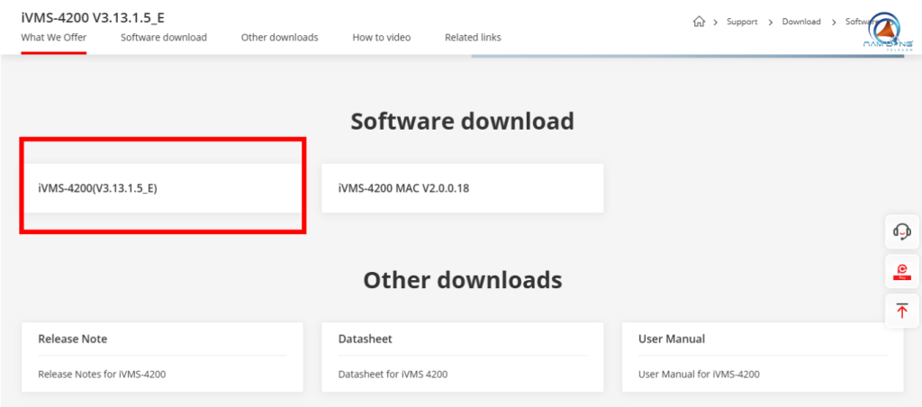Bước 3: Dowload iVMS-4200
