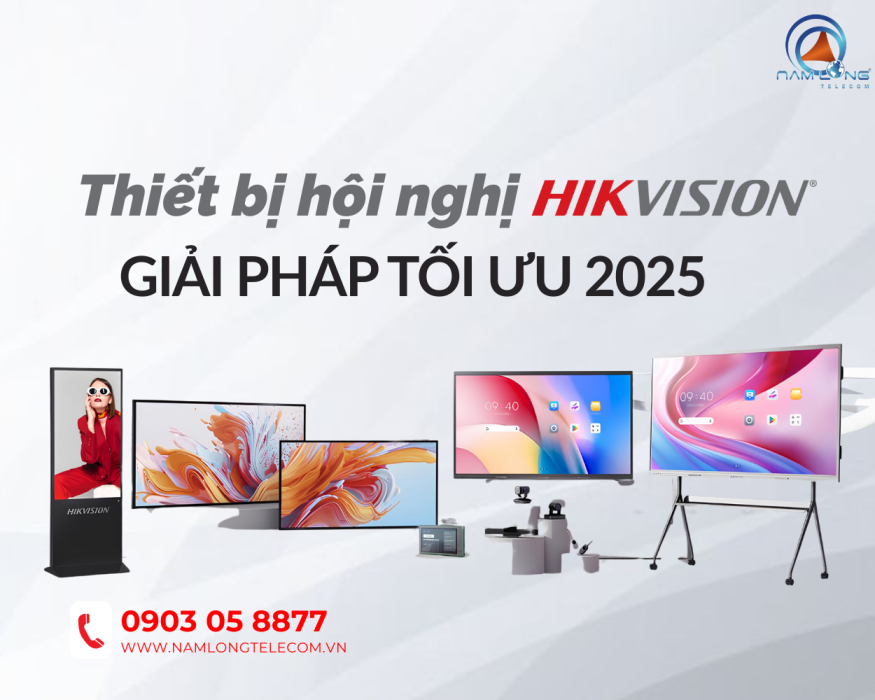 Thiết bị hội nghị Hikvision – Giải pháp tối ưu cho doanh nghiệp năm 2025