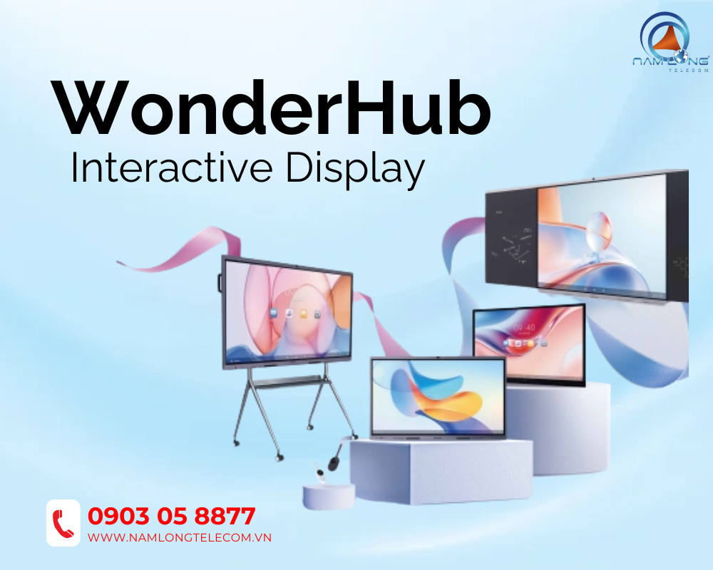 WonderHub Interactive Display: Màn hình tương tác cho doanh nghiệp hiện đại