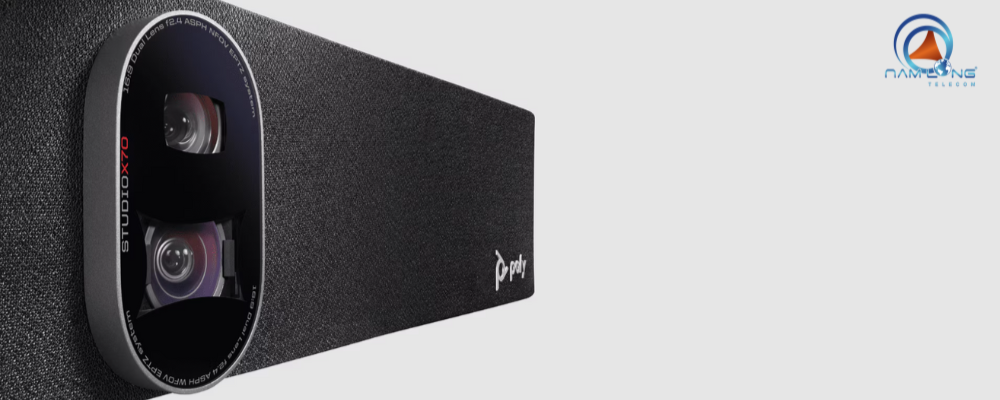 Thanh video HP Poly X70 trang bị DUO 20MP