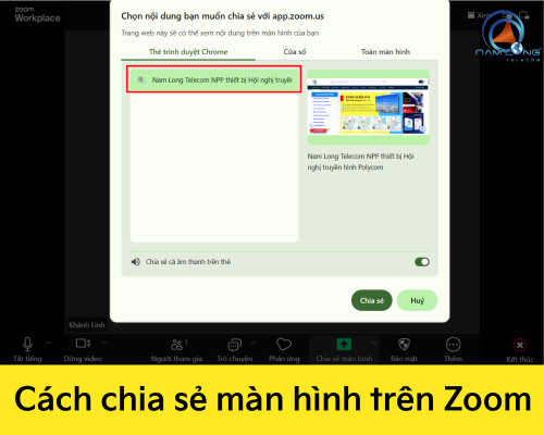 Cách chia sẻ màn hình trên Zoom cho máy tính và điện thoại