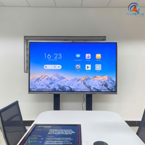 Dự án lắp đặt màn hình tương tác 86 inch lần 2 tại Hyosung Việt Nam