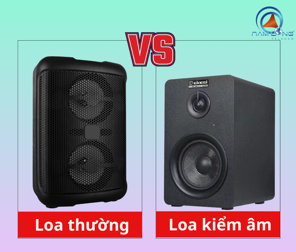 Loa kiểm âm khác gì so với loa nghe nhạc thông thường?
