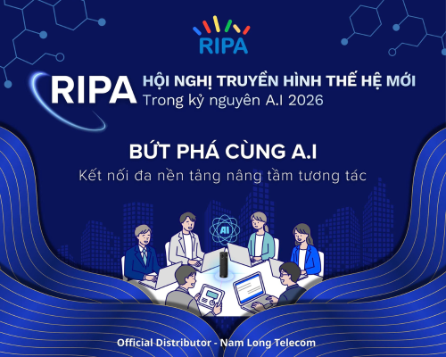 RIPA 2026: Hội nghị truyền hình thế hệ mới trong kỷ nguyên AI