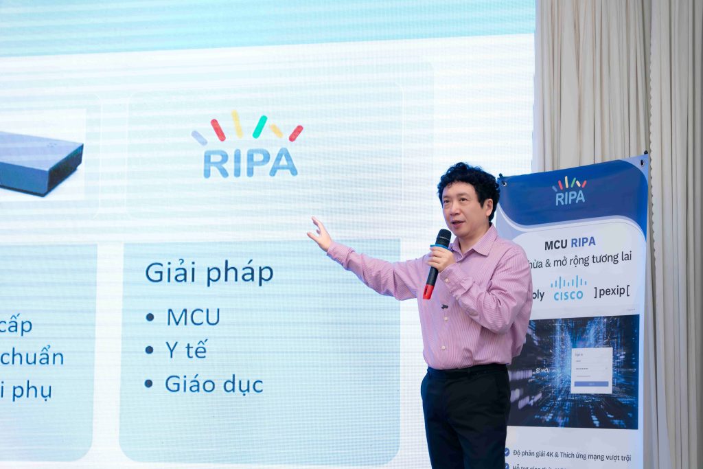 Ông Bill Zeng chia sẻ sâu về hệ sinh thái sản phẩm tại Sự kiện ra mắt RIPA