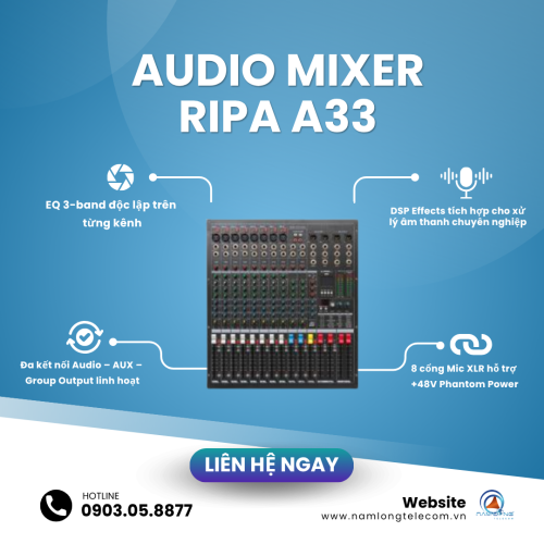 Audio Mixer RIPA A33