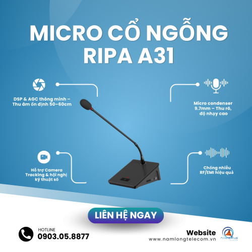 Micro hội nghị cổ ngỗng RIPA A31