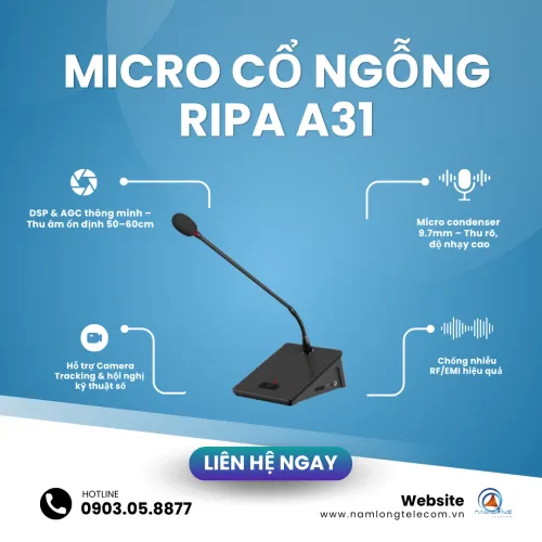 Micro hội nghị cổ ngỗng RIPA A31