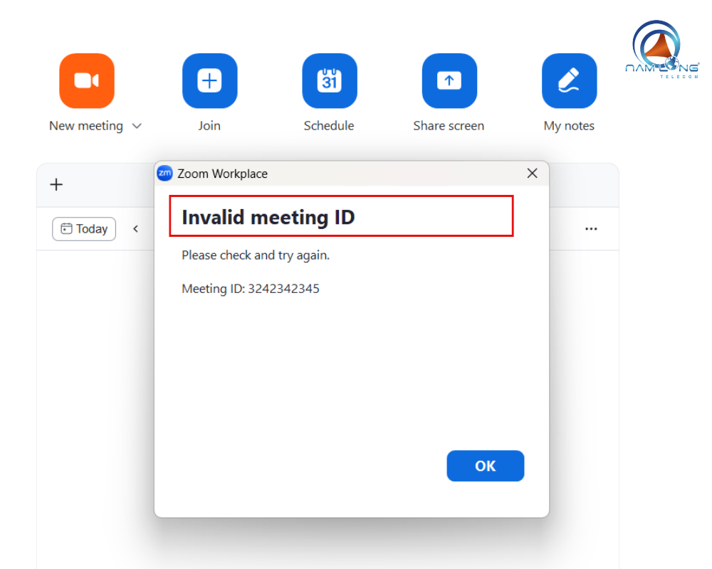 04 lý do Zoom bị lỗi Invalid Meeting ID và cách khắc phục