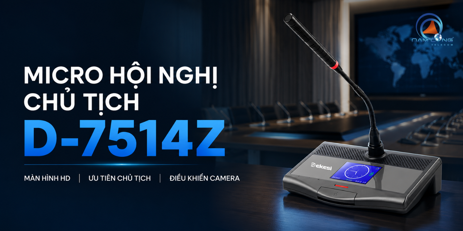 Ưu điểm Micro Chủ tịch Dekesi D-7514Z