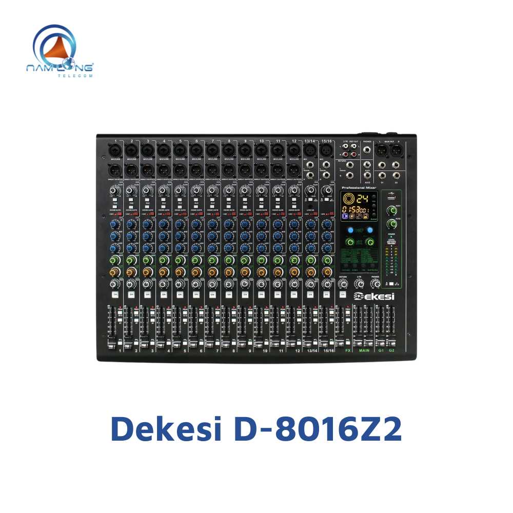 Bàn điều chỉnh âm thanh Dekesi 16 Kênh D-8016Z2