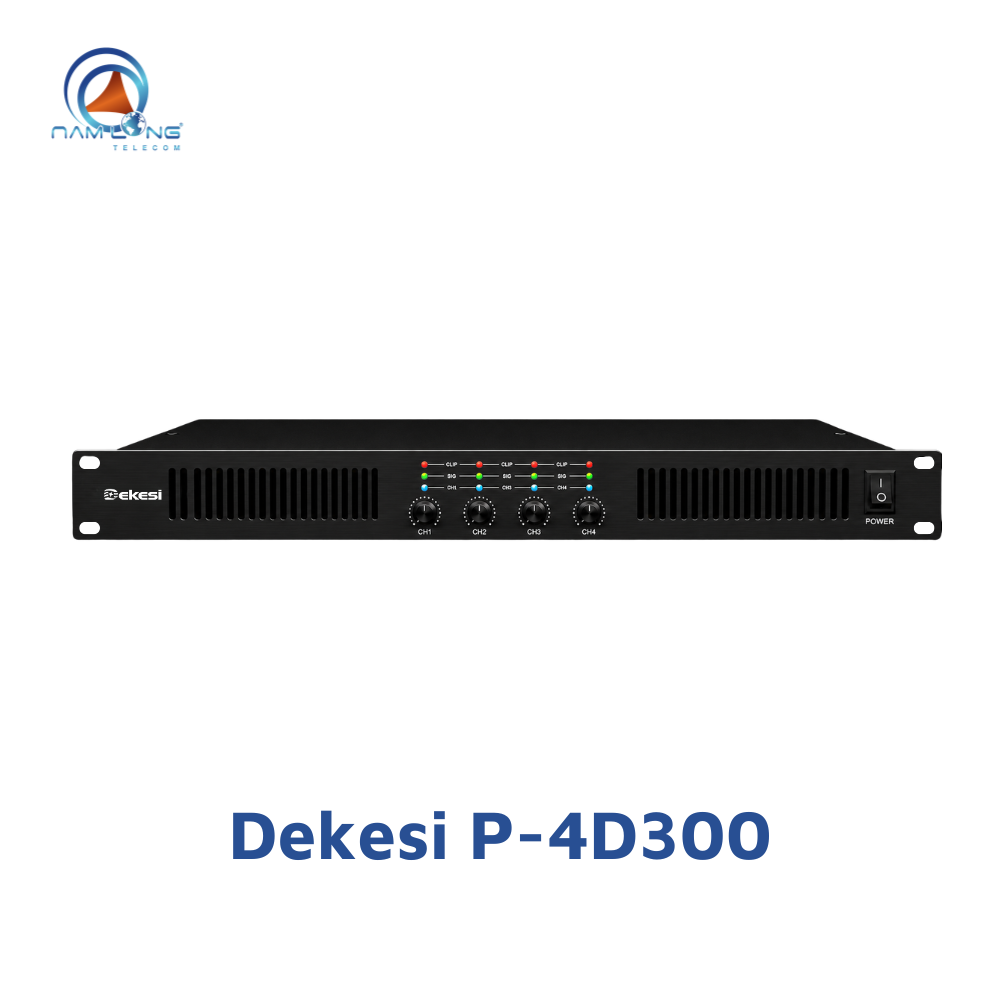 Bộ khuếch đại tín hiệu âm thanh Dekesi P-4D300