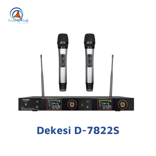 Bộ micro cầm tay không dây Dekesi D-7822S