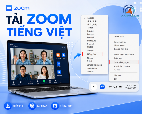 Cách tải Zoom Tiếng Việt miễn phí về máy tính