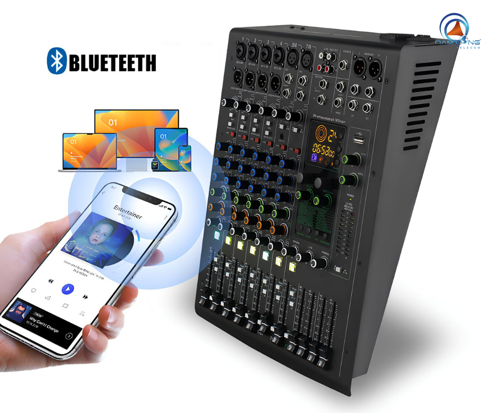 D-8016Z2 hiện đại với USB Audio và Bluetooth