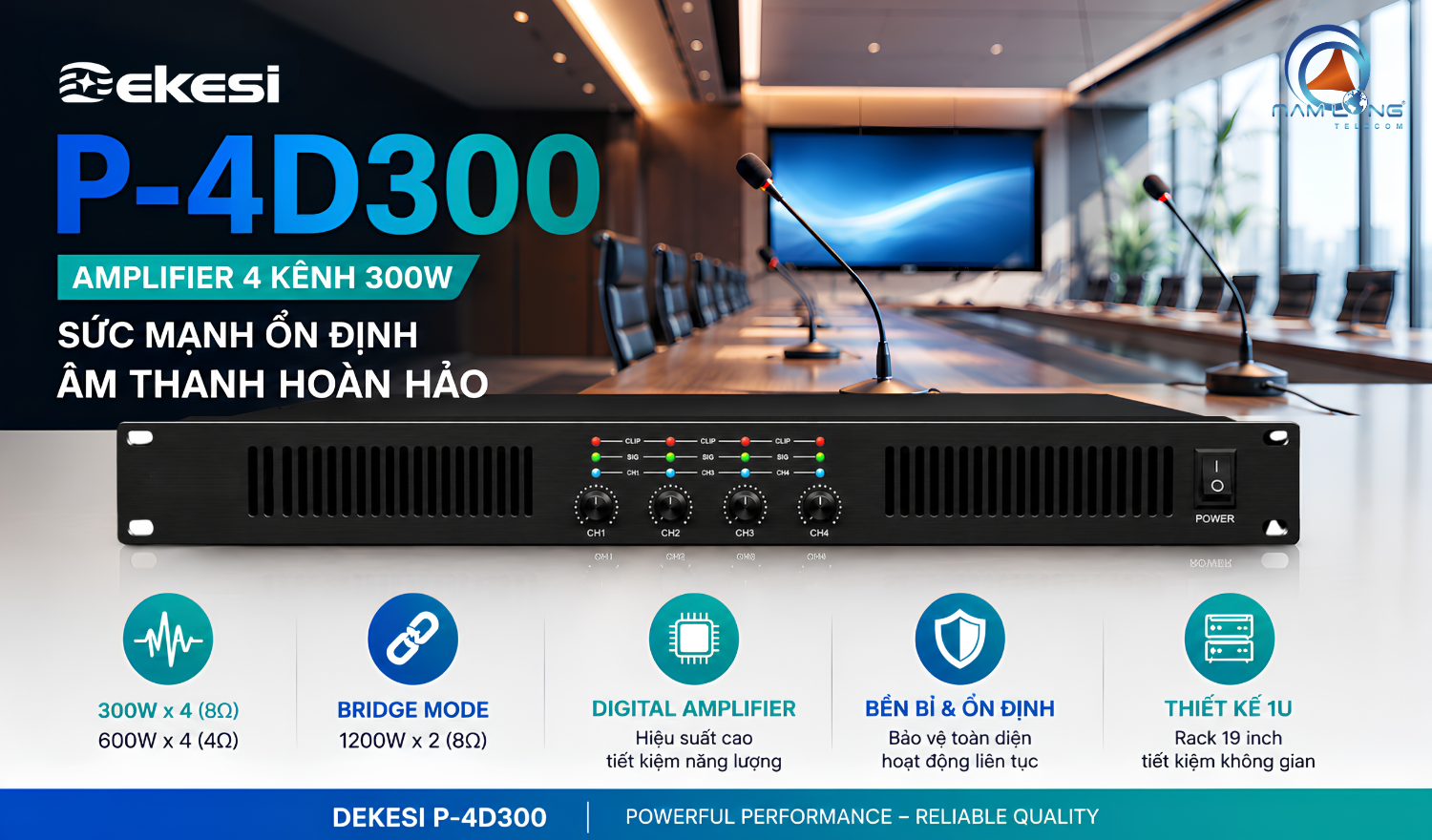Điểm nổi bật Dekesi P-4D300