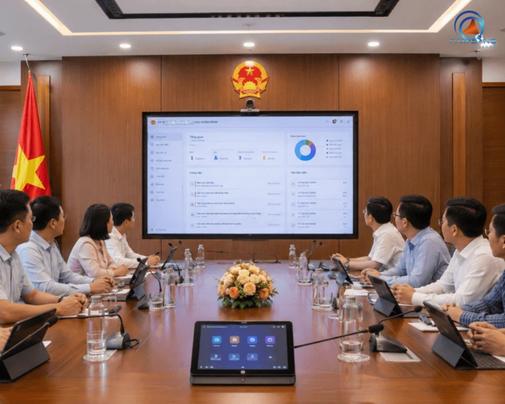 Có nên sử dụng màn hình tương tác cho UBND xã phường?