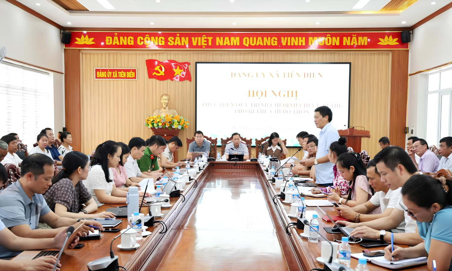 Quy mô cuộc họp đơn vị cấp Xã / Phường sau khi sáp nhập