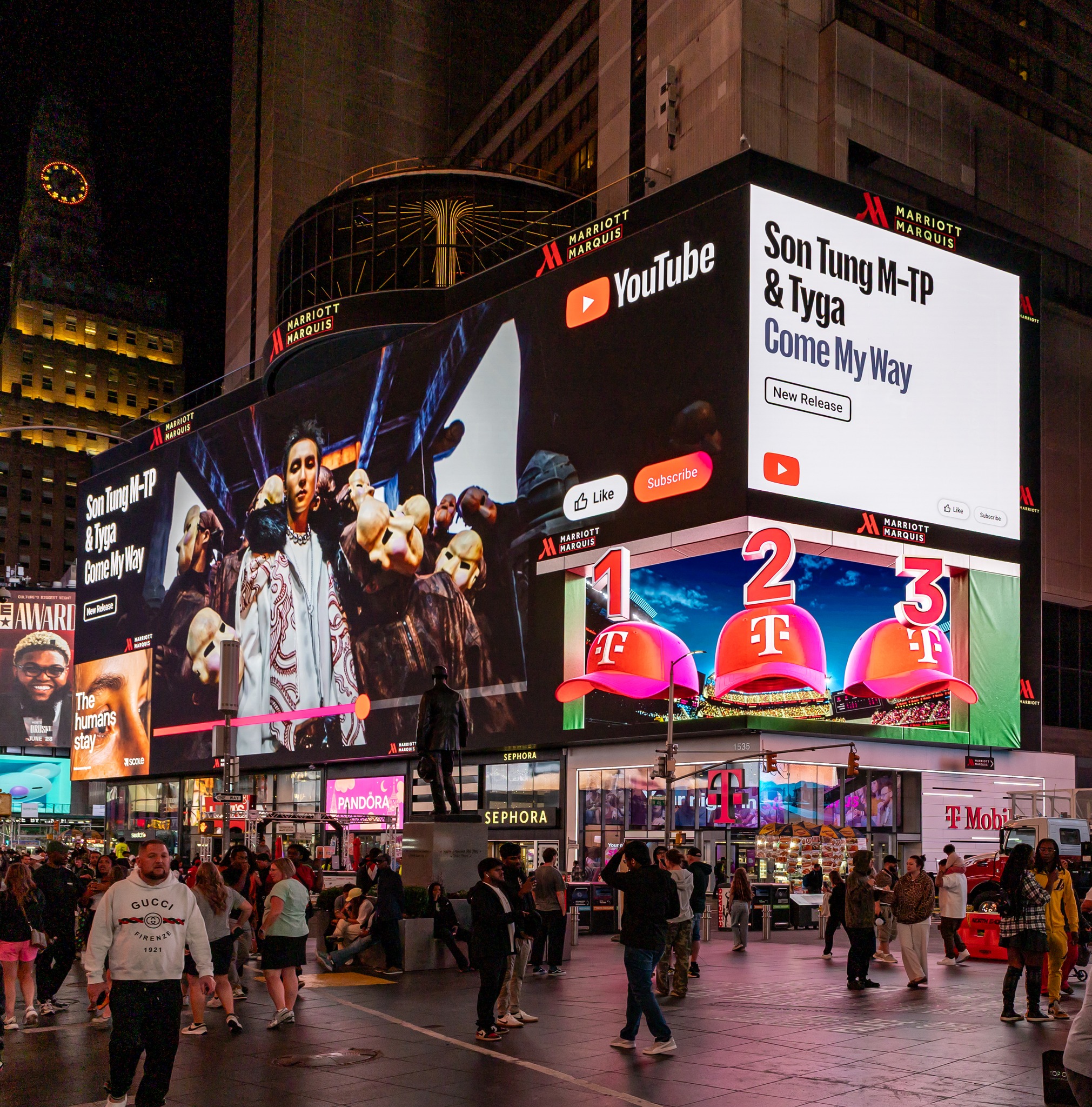 Sơn Tùng M-TP xuất hiện tại Times Square: Sức mạnh của màn hình LED