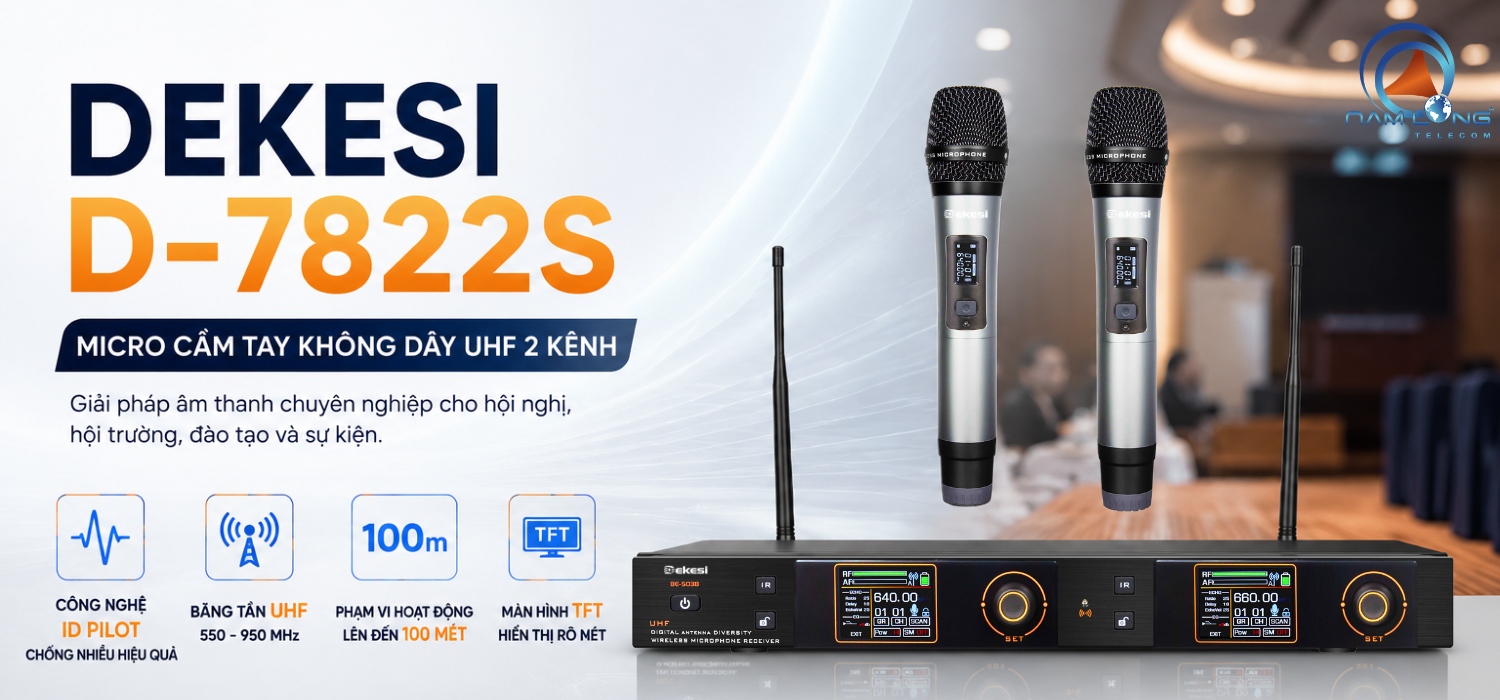 Ưu điểm của bộ micro Dekesi D-7822S