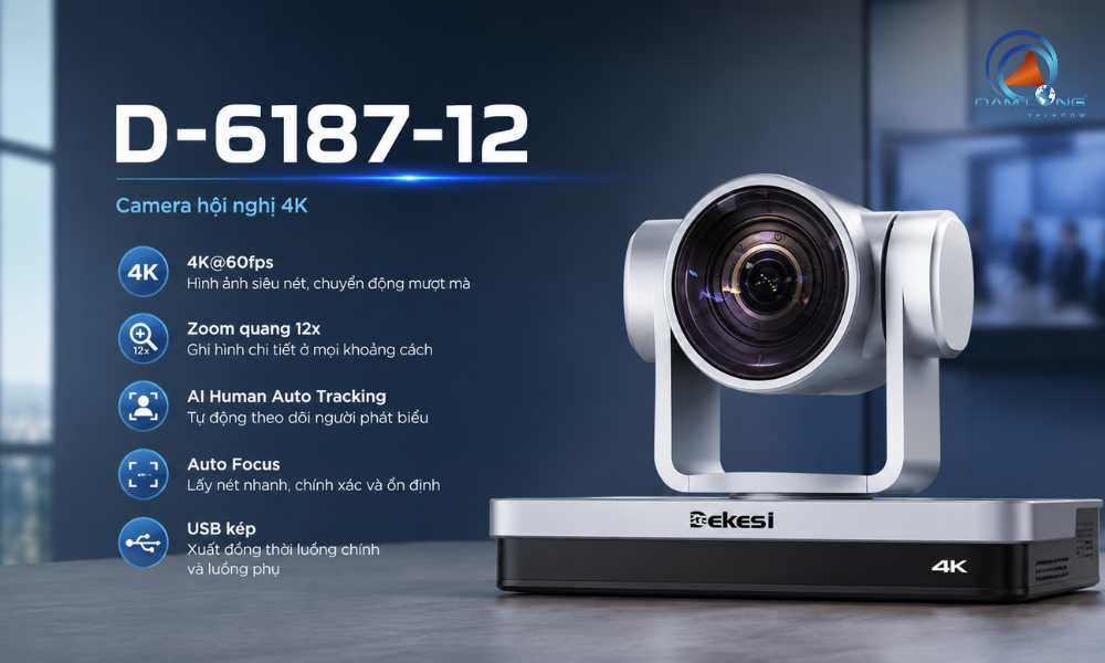 Camera hội nghị 4K Dekesi D-6187-12