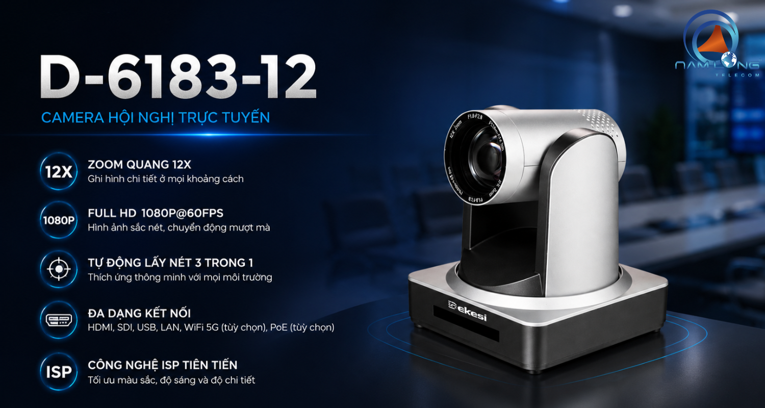 Camera hội nghị Dekesi D-6183-12 | 1080P