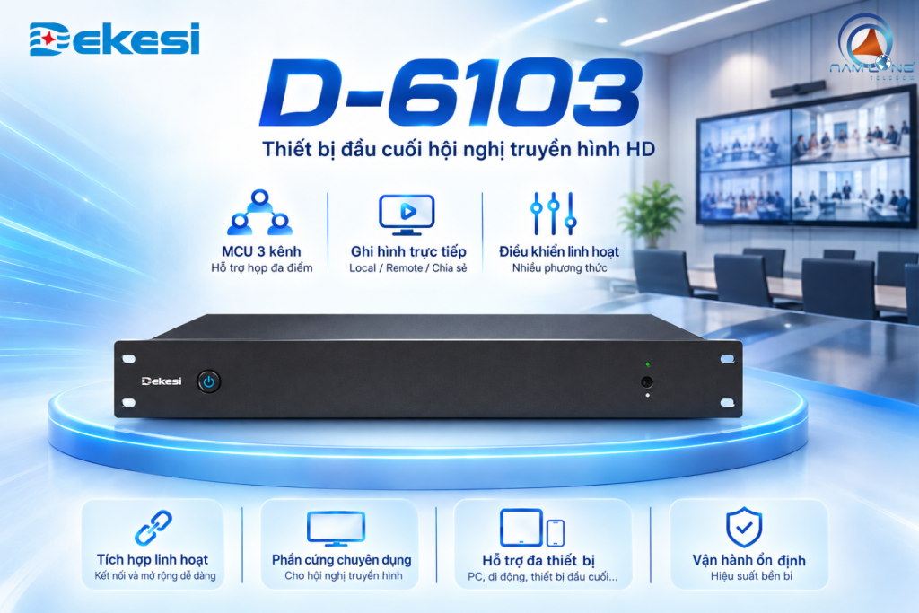 Thiết bị đầu cuối hội nghị truyền hình HD Dekesi D-6103
