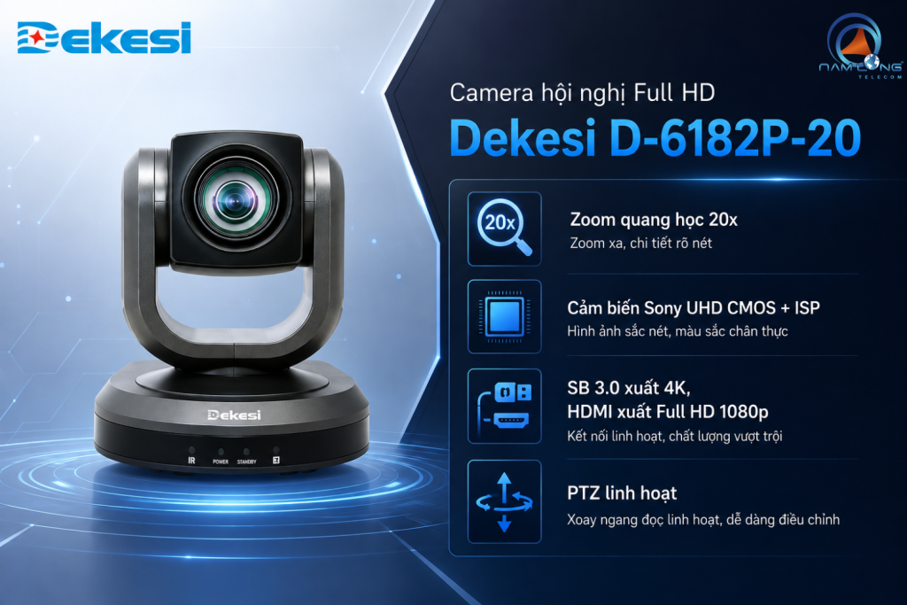 Camera hội nghị Full HD Dekesi D-6182P-20
