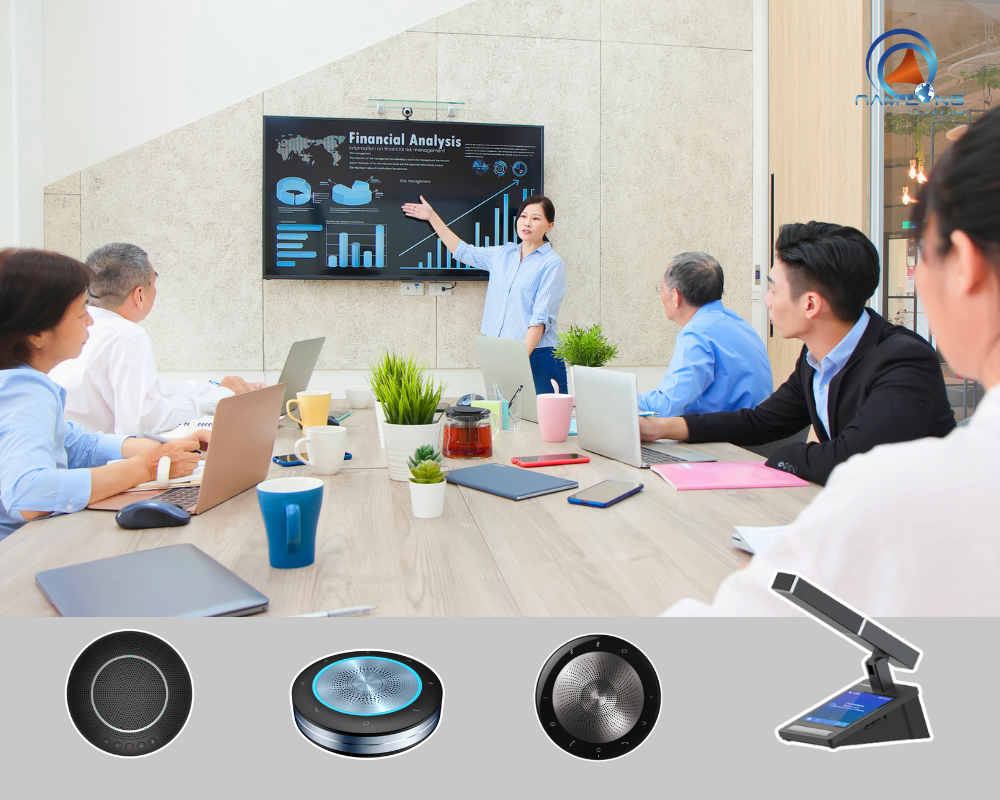 Tổng hợp micro không dây cho phòng họp trực tuyến